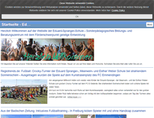 Tablet Screenshot of eduard-spranger-schule.net